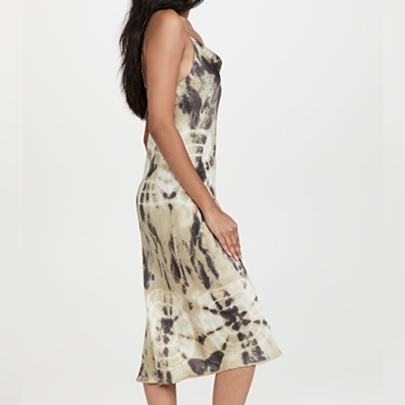 Young Fabulous & Broke Evie Satin Slip Dress in Toffee Caramel Bronze L … - Picture 4 of 14